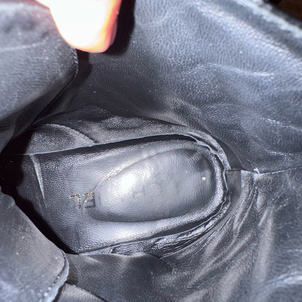 CHANEL Sleek Black Moto Boots - Picture 8 of 9